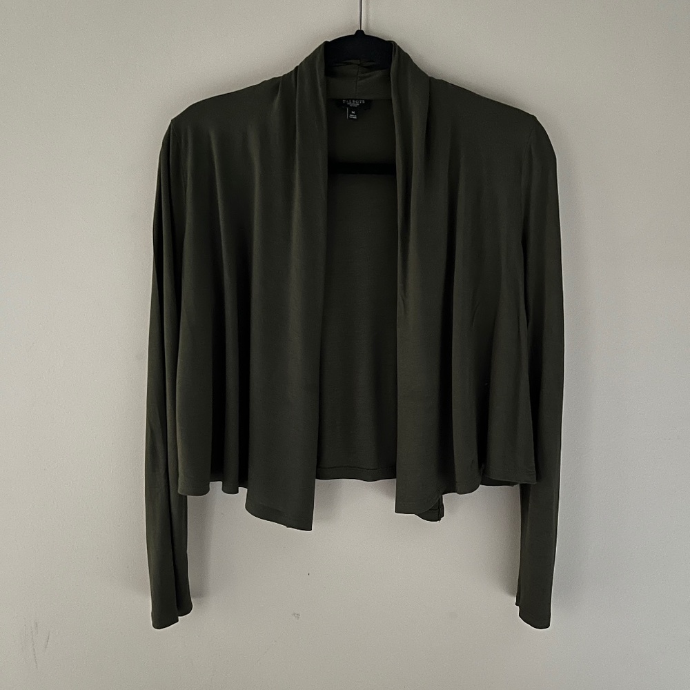 Talbots Open Front Lightweight Sweater